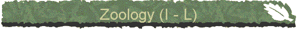 Zoology (I - L)
